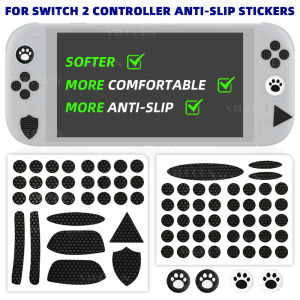 Anti-Slip Stickers for Nintend Switch 2 Button Skin Sweat-Absorbent Soft Textured Protective Decal for Switch2Joycon Accessories