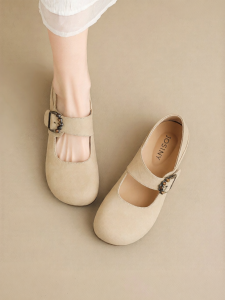 Josiny | Fall Classic Comfort Vintage Mary Jane Pumps Thick Sole Design