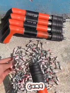 COD KWIS Alat Paku Tembak Beton Otomatis Ramset Manual Mini Nail Gun Silencer Nails 7.3mm / Tembak paku tembok plafon besi triplek kayu / mesin tembak paku kayu tembok beton / ramset gun tembak paku beton tembok terbaru / alat tembak paku beton
