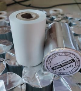 isi 100 roll kertas kasir thermal setruk printer printer thermal EDC ukuran 57x40mm untuk mesin printer thermal 57mm&58mm