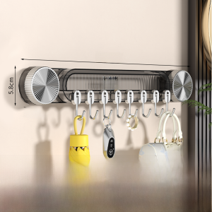 Powerful Rotating Suction Cup Hook for Bathroom Kitchen No Drilling Wall Mounted Heavy Duty Adhesive Hooks for Door Back