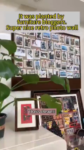 No Drill Cork Board Pegboard Wall Organizer Photo Wall Background Board Wall Decor For Bedroom