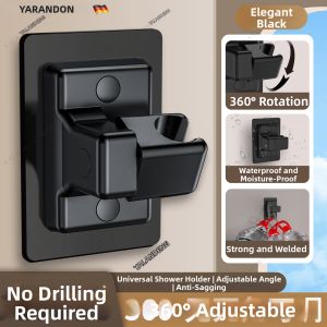YALANDENG | No-Drill Adjustable 360° Rotating Shower Head Mount