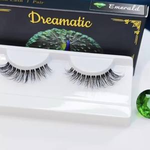 ขนตาปลอมพรีเมี่ยม รุ่น มรกต | Dreamatic | ลุคสวยดูมีระดับ | คุณภาพสูงสุด | ใช้ซ้ำได้ | บางเบา | มิ้งค์ | เอ็กซ์ตรีม