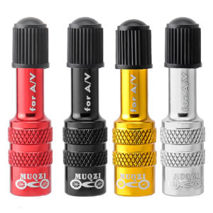 Bộ chuyển đổi van Schrader Phuộc xe đạp bộ chuyển đổi nhôm nhỏ gọn để lốp MTB Lạm Phát và sửa chữa