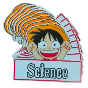 Kid Luffy Notebook Subject Stickers