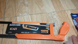 Cưa sắt cầm tay cao cấp hãng Kapusi Japan kích thước 300mm bảo hành 12 tháng được kèm 1 lưỡi thay thế Khung cưa sắt chống rỉ sét khung cưa chắc chắn cưa nhẹ nhàng cưa ống nước đa năng lưỡi cưa chống trơn trượt