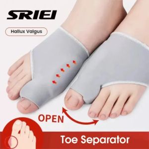 SRIEI 1Pair Toe Bunion Corrector Hallux Valgus Toe Separator เจล Pad Bunion Cushion Sleeve