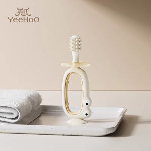 YEEHOO Kids Baby Toothbrush 0 to 3 Years Old One Year Old Silicone Training Special Infant Oral Cleaning Nipple Toothbrush