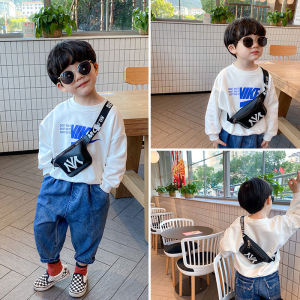 Cute Mini Crossbody Bag for Babies Boys Girls On-The-Go Stylish Exterior Wallet Fashionable Child Waist Bag Autumn Winter New