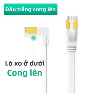SHENGSHICHANGYING | Cáp Ethernet Cat6 Dẹt Đồng Gigabit Góc Vuông 90 Độ Hình Chữ L
