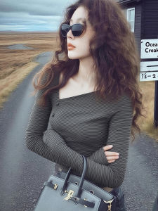 SHANGSHA | Elegant Stylish Striped T-Shirt