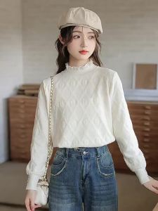 La Chapelle | Áo Sweater Cổ Tròn Phong Cách Pháp Fairy Fresh