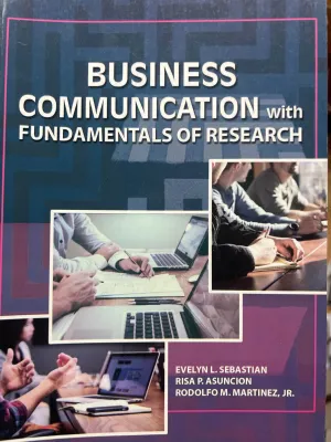 Business Communication with Fundamentals of Research l Sebastian l 2021