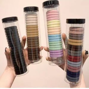 High Ponytail Hair String Durable Hair Rope Minimalist High Elasticity Hair Elastic Band Female Easiest for Match Hair Ring Headdress