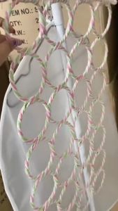 Hanger Jilbab Gantung 28 Lubang - Rak Gantung Hijab 28 Ring