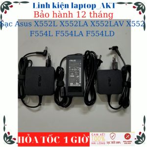 Sạc laptop Asus X552L X552LA X552LAV X552 F554L F554LA F554LD-Sạc Asus 19v-2.37A/3.42A-45W/65W vuông chữ nhật chân thường(5.5*2.5mm)