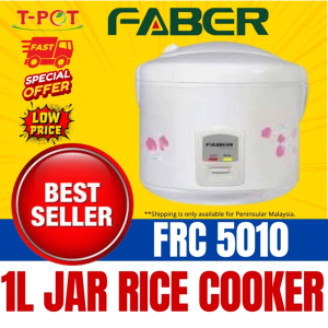 FABER 1.0L JAR RICE COOKER FRC5010 (NEW/B)