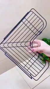 Bathroom Corner Storage Rack Free Punch Kitchen Toilet Sink Seamless Wall-Mounted Triangle Shampoo Rack Rak Dapur Tandas