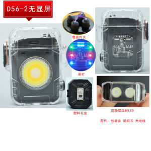 Đèn Trang Trại Mini LED D54 Sạc Hai Điện Cực Sáng Đèn Pin Cầm Tay USB TYPEC Đèn Trang Trại Cắm Trại Đèn Pin Đa Năng