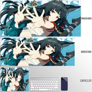 Bandai | New Design Zenless Zone Zero Mouse Pad Ye Shunguang Remielle Sigrid XXL Large Mousepad Keyboard Pad Desk Mat Keyboard Mats