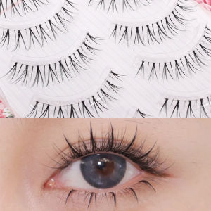 5 คู่ ผู้หญิง 3D นัสผสม ขนตาปลอมแผ่นยาวลำต้น ความโปร่งใสนุ่ม Cross Wispy Fake ดวงตาขนตาเครื่องสำอาง พร้อมความงามที่ต่อขนตาเครื่องมือ