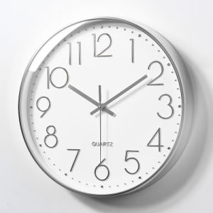 นาฬิกาตั้งผนังแบบห้อย 12 นิ้ว นาฬิกาควอตซ์แบบเงียบ นาฬิกาตกแต่งห้องนั่งเล่นแบบเรียบง่ายหรูหรา สำหรับห้องนอนและร้านอาหาร
