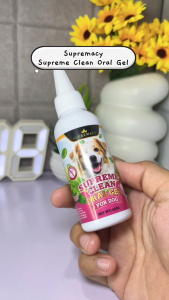 Supremacy Supreme Clean Oral Gel for Dogs – Professional Fresh Breath Plaque Control and Complete Oral Care Formula for All Breeds