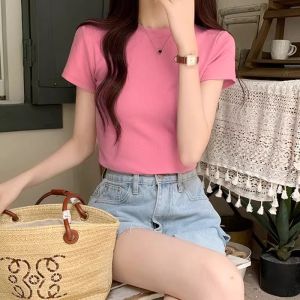 HUOLISI | Happiness Inducing French Style Short Sleeve T-Shirt