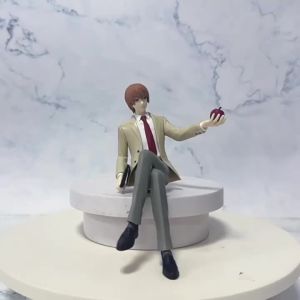 Bandai | Anime Deathed Noted Figure - Yagami Light & Ryuk Sitting Action Models Collection Desk Decor Toy Gift - Collectible Posture Doll