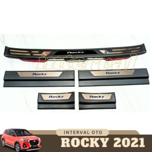 Paket Sillplate Samping & Sill Plate Belakang Mobil Rocky 2021 Reflektor
