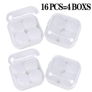 16Pcs Silicone Ear Plugs Sound Insulation Ear Protection Earplugs Anti Noise Snoring Sleeping Plugs For Travel Noise Reduction S