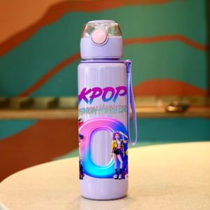Hasbro | 3D Printed Patterns Letter O Vivid Color Water Cup 700ML Water Bottle Birthday Gift-Fade-Resistant Lightweight and Easy to Carry