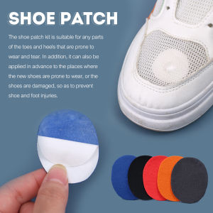 6Pcs Shoe Patch Vamp Repair Sticker Subsidy Sticky Shoes Insoles Heel Protector heel hole repair Lined Anti-Wear Heel Foot Care Tool