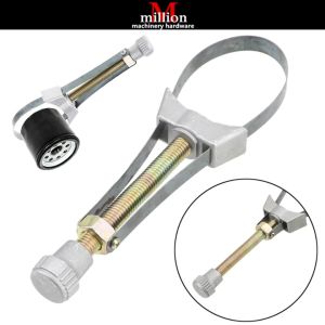 Oil Filter Removal Tool Adjustable 60mm to120mm Diameter Steel Strap Wrench for Honda Yamaha Suzuki Motorcycle