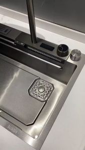 ซิ้งล้ซิงค์ล้างจาน 304 ความจุข ล้างจานวัสดุ อ่านล้างจานมัลติ พร้อมที่วางมีดพร้อมหน้าจอดิจิตอล