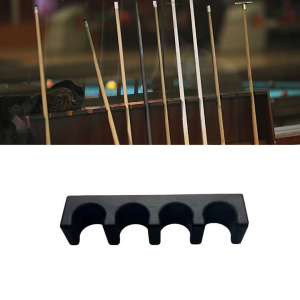 Cue Stick Shelf 4 Holes Wall Mounted For Billiard Room Cue Storage 4holes