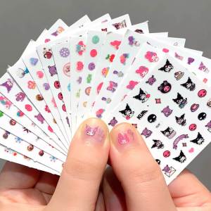 Non-toxic Tearable Princess Style Nail Stickers for Children