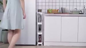 DAILYGO 4 Layers Kitchen Storage Shelf & Versatile Wall Mount Organizer