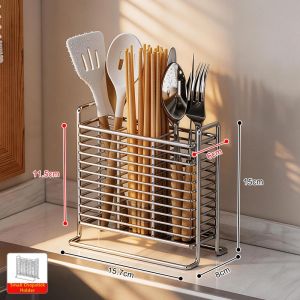 BANGJIE | Stainless Steel Countertop Chopsticks Holder
