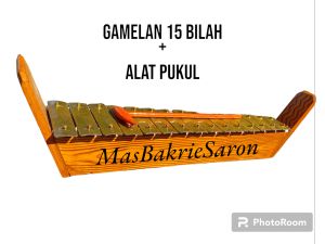 Mainan Anak Gamelan Saron 15 Bilah Nada DoReMi khas Jawa Barat Mainan Tradisional Indonesia