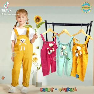 CANDY - Overall Boneka Bear Warna Usia 1 - 6 Tahun