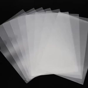 10 to 30 PCS A4 File Folder Desk Organizer Stationery Clear Folder for Documents Office school supplies