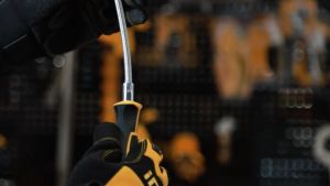 Screwdriver Flexible 12pcs Set Magnet INGCO AKSDFL1208 Obeng Bengkok