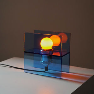 💥Dream Best🔥‌ Acrylic Night Light Sunrise Blue Ocean Atmosphere Light Desk Lamp Bedroom Study Decoration Birthday Present LED Table Lamp