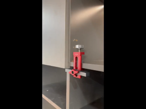 Cabinet Door Installation Tool - 2-in-1 Adjustable Mounting Jig  with Positioner and 1 Drill Bits