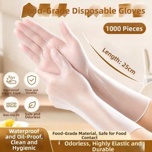 Cooking Cleaning Durable PVC Disposable Gloves