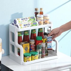 [Freeship+Giảm Giá 5K] Kệ Gia Vị Nhà Bếp 2 Tầng Việt Nhật ZA21 - Egreen Dùng 1 Lần