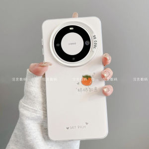 Fresh Style Hawthorn Design Huawei Mate60 pro Phone Case Female Version Protective Anti-Fall Cover Artistic Acrylic Shell