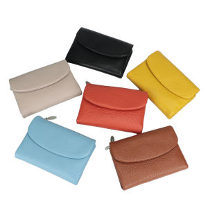 Royal Bagger Short Wallets for Women Genuine Cow Leather Fashion Coin Purse New Soft Cowhide Wallet Card Holder 1556